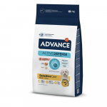 Advance Sensitive Mini 3kg Ir 7kg Sausas Maistas &Scaron;unims (la&scaron;i&scaron;a ir ryžiai) - Produkto Svoris 7kg
