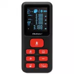 Lazerinis atstumo matuoklis QOLTEC 50688 su LCD ekranu, matavimo diapazonas iki 120 m