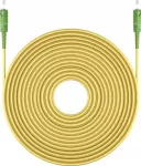 Goobay 59638 Skaidulinis optinis kabelis 1 m SC/APC FTTH OS2 Geltonas (59638)