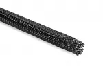 HellermannTyton Helagaine HEGPX40 Pintas Movinys, 40 mm Nominalinis Skersmuo, Poliesteris (PET), Juoda, 50 m