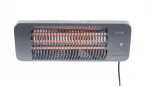 Kvarco elektrinis &scaron;ildytuvas SUNRED LUG-2000W &mdash; 2000 W, lauko naudojimui, montuojamas ant sienos, IP24, juodas
