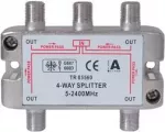 GoodConnections SAT magistralinis skirstytuvas su F jungtimis, 4 krypčių, 5-2250 MHz