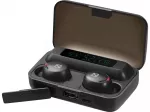 Sandberg belaidės ausinės + Powerbank, tikras belaidis stereo (TWS), 20 - 20000 Hz, skambučiams/muzikai, juodos