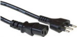ACT AK5066 2.5m Netzstecker Typ L C13-Koppler Schwarz Stromkabel (AK5066)