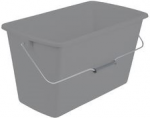 keeeper Putzeimer bent, rechteckig, 13 Liter, nordic-grey Material: PP, mit Stahlb&uuml;gel - 1 St&uuml;ck (1010713000000)