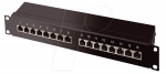 SHIVERPEAKS SHVP 75068 - Patchpanel, 48,30cm (19), 16-Port, Cat.6a (BS75068)