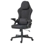 Deltaco DC130 Gaminė kėdė Soft Woven Mesh juoda (GAM-180)