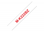 Brother MK222 - Nicht-laminiertes Schriftband - Rot auf Wei&szlig; - Rolle (0,9 cm x 8 m) - 1 Rolle(n) - f&uuml;r P-Touch 100, 110, 65, 75, 85, BB4 (MK222BZ)