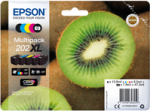 Epson 202XL Multipack - 5er-Pack - 47.2 ml - XL - Schwarz, Gelb, Cyan, Magenta, Photo schwarz - Original - Blister mit RF- / aktustischem Alarmsignal - Tintenpatrone - f&uuml;r Expression Premium XP-6000, XP-6005 (C13T02G74020)