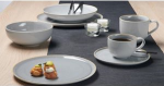 Ritzenhoff & Breker Untertasse SKAGEN STONE, 160 mm aus Porzellan, sp&uuml;lmaschinenfest, Durchmesser: 160 mm - 6 St&uuml;ck (420197)