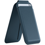 SATECHI Vegan-Leather Magnetic Wallet Stand (Dark Blue)