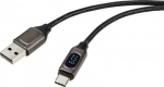 Renkforce USB-Kabel USB 2.0 USB-A Stecker, USB-C&reg; Stecker 0.50 m Silber (metallic) RF-6249500 (RF-6249500)
