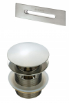 Bathtub accessories set - stopper and overflow