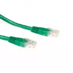 ACT Green 20 metrų U/UTP CAT6A jungiamasis kabelis su RJ45 ki&scaron;tukais
