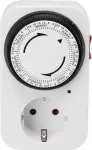 Sygonix SY-5045304 Analoginis savaitinis laikmatis 3680 W IP20 baltas