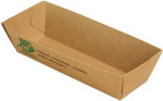 PAPSTAR Snacktray pure, Ma&szlig;e: 90 x 70 x 35 mm aus ungebleichtem FSC-zertifiziertem Frischfaserkarton, - 1 St&uuml;ck (87242)