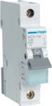 Hager MCN106. Anzahl der Pole: 1P. AC Eingangsfrequenz: 50/60 Hz, Nominale Stromabgabe: 6 A. Breite: 17,5 mm, Tiefe: 70 mm, H&ouml;he: 83 mm (MCN106)
