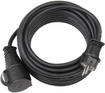 Brennenstuhl H07RN-F 3G1,5 - Spannungsversorgungs-Verl&auml;ngerungskabel (230 VAC) - CEE 7/7 (SCHUKO) (M) - CEE 7/7 (SCHUKO) (W) - 10,0m - Schwarz (1167810)