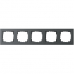 GIRA 021523 Rahmen 5f anthrazit E2 5-fach E2