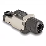 DeLOCK 86016 laidų jungtis RJ45/LSA juoda sidabrinė
