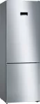 Bosch Serie 4 KGN49XLEA &scaron;aldytuvas-&scaron;aldiklis, laisvai pastatomas, 438 L, nerūdijantis plienas