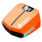Canyon GTWS-2 Kopfh&ouml;rer Kabellos Ohrb&uuml;gel Gaming USB Typ-C Bluetooth Ladestation Orange (CND-GTWS2O)