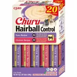 INABA Churu Hairball control tuno ir vi&scaron;tienos skonio skanėstai katėms 20x14g