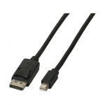EFB-Elektronik Mini DisplayPort - DisplayPort Kabel, St-St, 2m, schwarz Hersteller: EFB Elektronik (K5565SW.2)