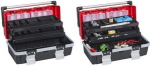 allit Werkzeugkoffer McPlus Alu >C< 18, PP, rot/schwarz aus Polypropylen, 2 Cantilevertabletts, 2 innenliegende - 1 St&uuml;ck (457011)