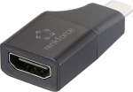Renkforce RF-6418168 USB-C&reg; / HDMI Adapter [1x USB-C&reg; Stecker - 1x HDMI-Buchse] Schwarz (RF-6418168)