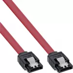 InLine SATA 6Gb/s kabelis su fiksatoriais 0,75m