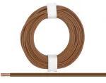 Donau Elektronik 218-88 lankstusis laidas 2 x 0,14 mm&sup2; rudas 5 m