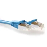 ACT Blue 3 m CAT6A SFTP patch kabelis LSZH, RJ45, snagless