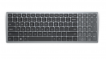Dell | Keyboard | KB740 | Keyboard | Wireless | Russian | Titan Gray | 2.4 GHz, Bluetooth 5.0 | 506 g