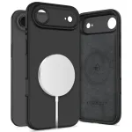 Silikoninis MagSafe dėklas Tech-Protect Silicone, skirtas Apple iPhone 17 Air, juodas