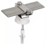 DEHN Laidininko laikiklis NIRO FL30/Rd6 mm, nerūdijantis plienas, žaibosaugai 274230