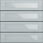 GIRA 5539000. Produkttyp: Call button module, Produktfarbe: Wei&szlig;, Markenkompatibilit&auml;t: GIRA. Breite: 106,5 mm, H&ouml;he: 106,5 mm (5539000)