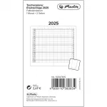 Ki&scaron;eninis kalendorius Herlitz 50047635 32 puslapiai juoda balta