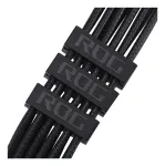 GPU maitinimo kabelis ASUS ROG Equalizer 12V-2x6 PCIe 5.1 / ATX 3.1, 0,75 m, 16 AWG, juodas (90YE00BN-B0QA00)