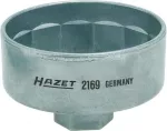 HAZET 2169-6 alyvos filtro raktas 76 mm, 14 ta&scaron;kų, puodelio tipo, 3/8 colio pavara