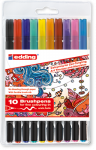 Edding 003056 Fettdruck Schwarz - Blau - Gr&uuml;n - Lila - Violett - Rot - Gelb 10St&uuml;ck(e) Filzstift (4-1340-10-2)