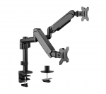 Gembird MA-DA2P-01 Adjustable desk 2-display mounting arm, 17&rdquo;-32&rdquo;, up to 9 kg