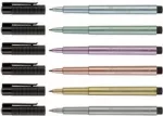 Tu&scaron;inukas Faber-Castell 167351 Silver Stick, juodas ir sidabrinis, 1 vnt.