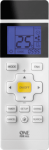 Universal remote control for the air conditioning system white