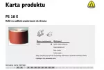 KLINGSPOR PS 18 E &Scaron;lifavimo Ritinys 150mm x 50m P80 Aliuminio Oksidas E-Popieriaus Pagrindas