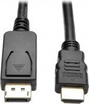 Tripp Lite P582-006-V2-ACT DisplayPort 1.2 auf aktives HDMI-Adapterkabel - DP mit Verriegelungen auf HDMI (Stecker/Stecker) - UHD 4K - 1,83 m (P582-006-V2-ACT)
