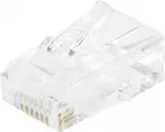 EXERTIS CONNECT RJ45 modulinis ki&scaron;tukas Cat. 6 UTP laidininkams, permatomas, 10 vnt. 920560