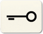 JUNG Symbol f.KO-Abd. 33T ST550 weiss T&uuml;r 33T (33T)