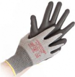 HYGOSTAR Schnittschutzhandschuh CUT SAFE, M Spezialfaser Strickhandschuh, Innenhand & Fingerkuppen mit - 1 St&uuml;ck (33659)