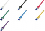 Logilink Professional - Patch-Kabel - RJ-45 (M) zu RJ-45 (M) - 15 m - 6 mm - S/FTP - CAT 6a - halogenfrei, geformt, ohne Haken - Schwarz, RAL 9011 (C6A103S)